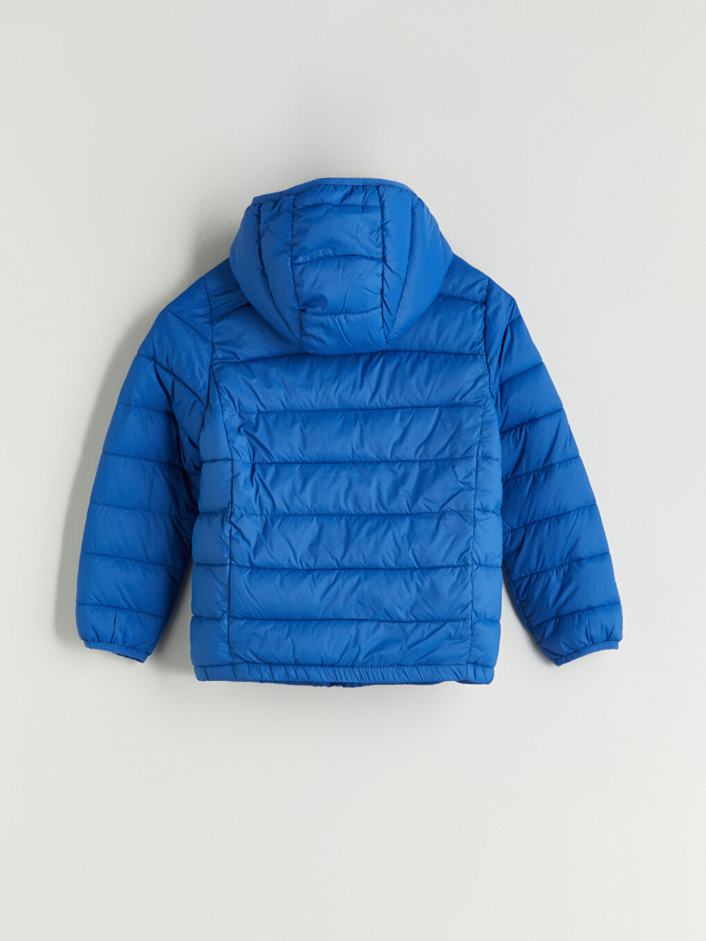 Mavi Kapüşonlu Erkek Çocuk Şişme Mont-3