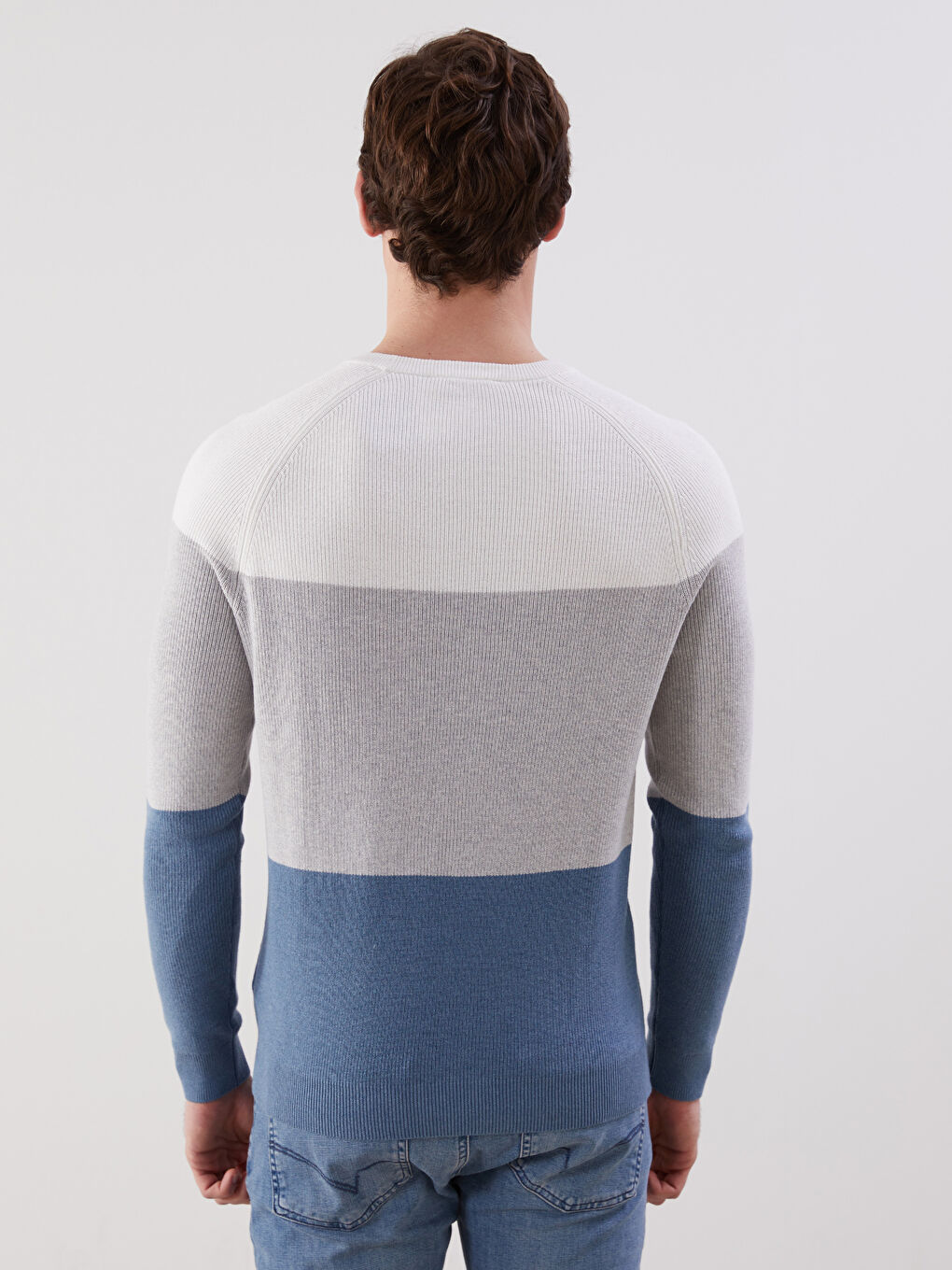 Crew Neck Men's Sweater-3