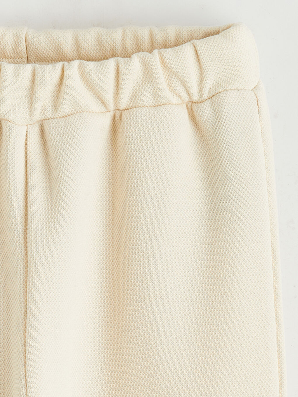 Bej Bisiklet Yaka Erkek Bebek Hırka ve Eşofman Altı-5