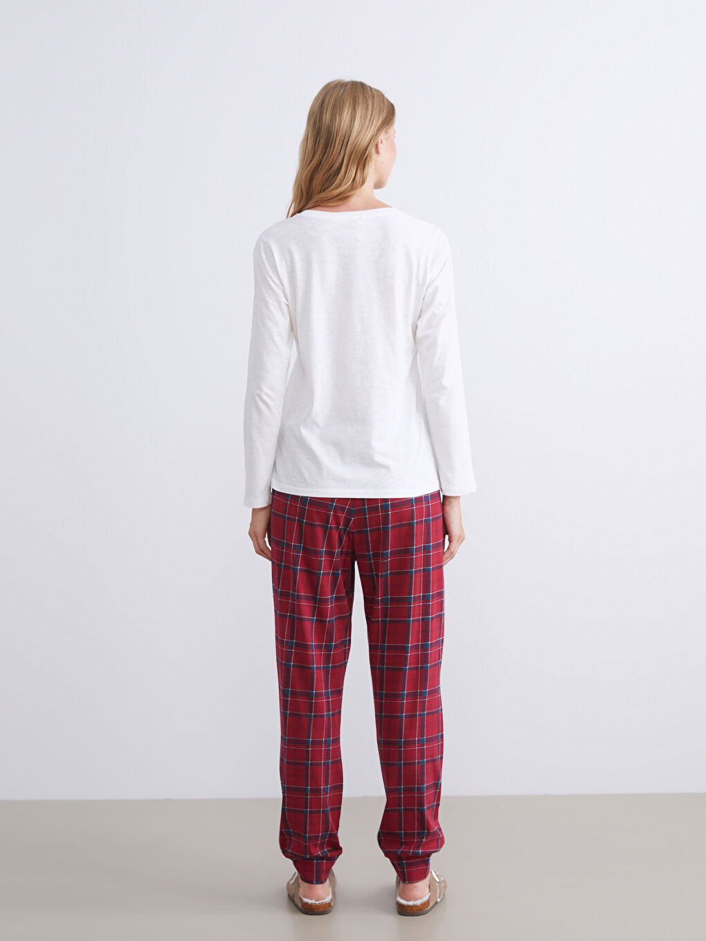 طقم بيجاما بوردو امرأة-3