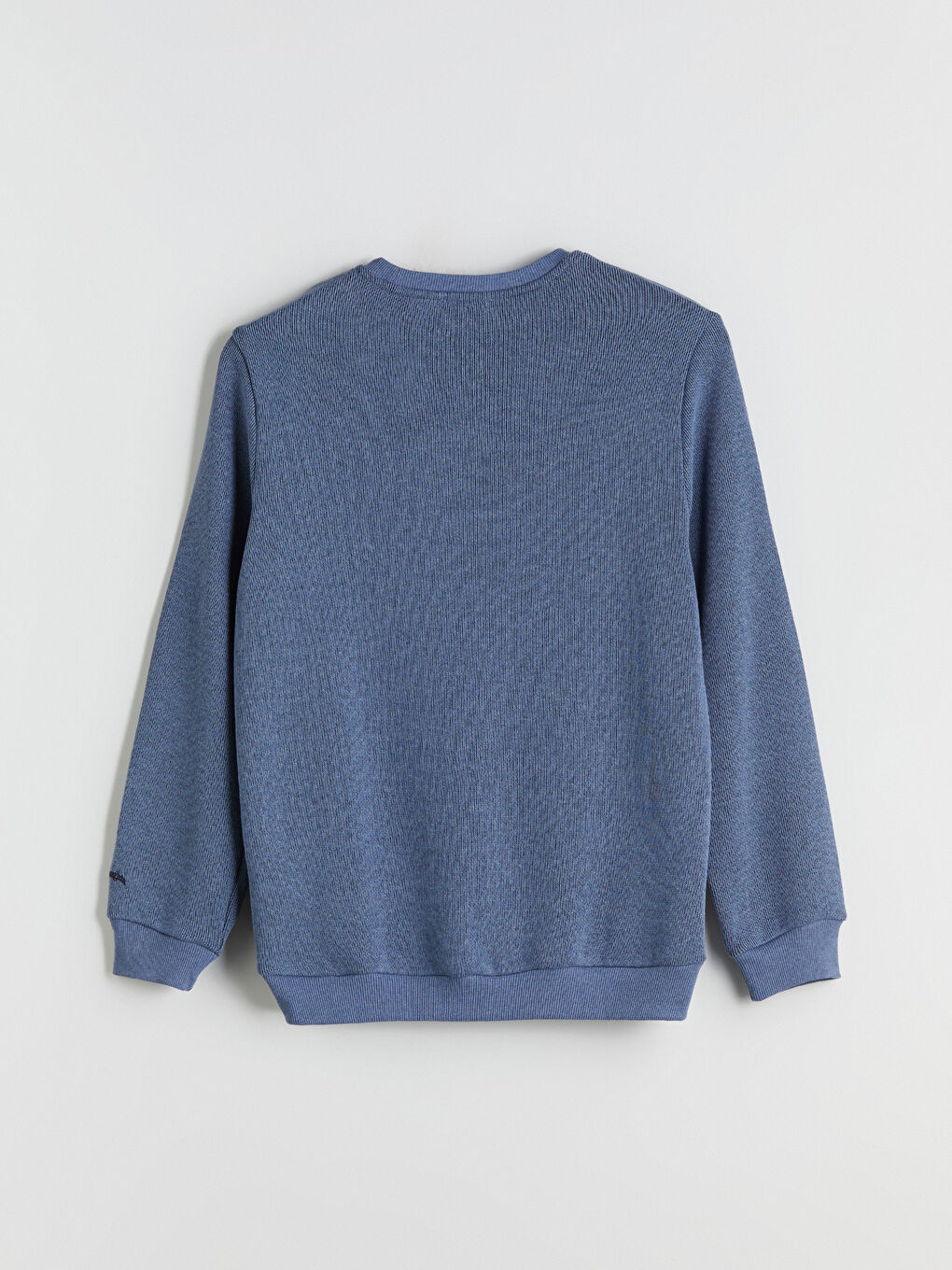 İndigo Bisiklet Yaka Erkek Triko Kazak-4