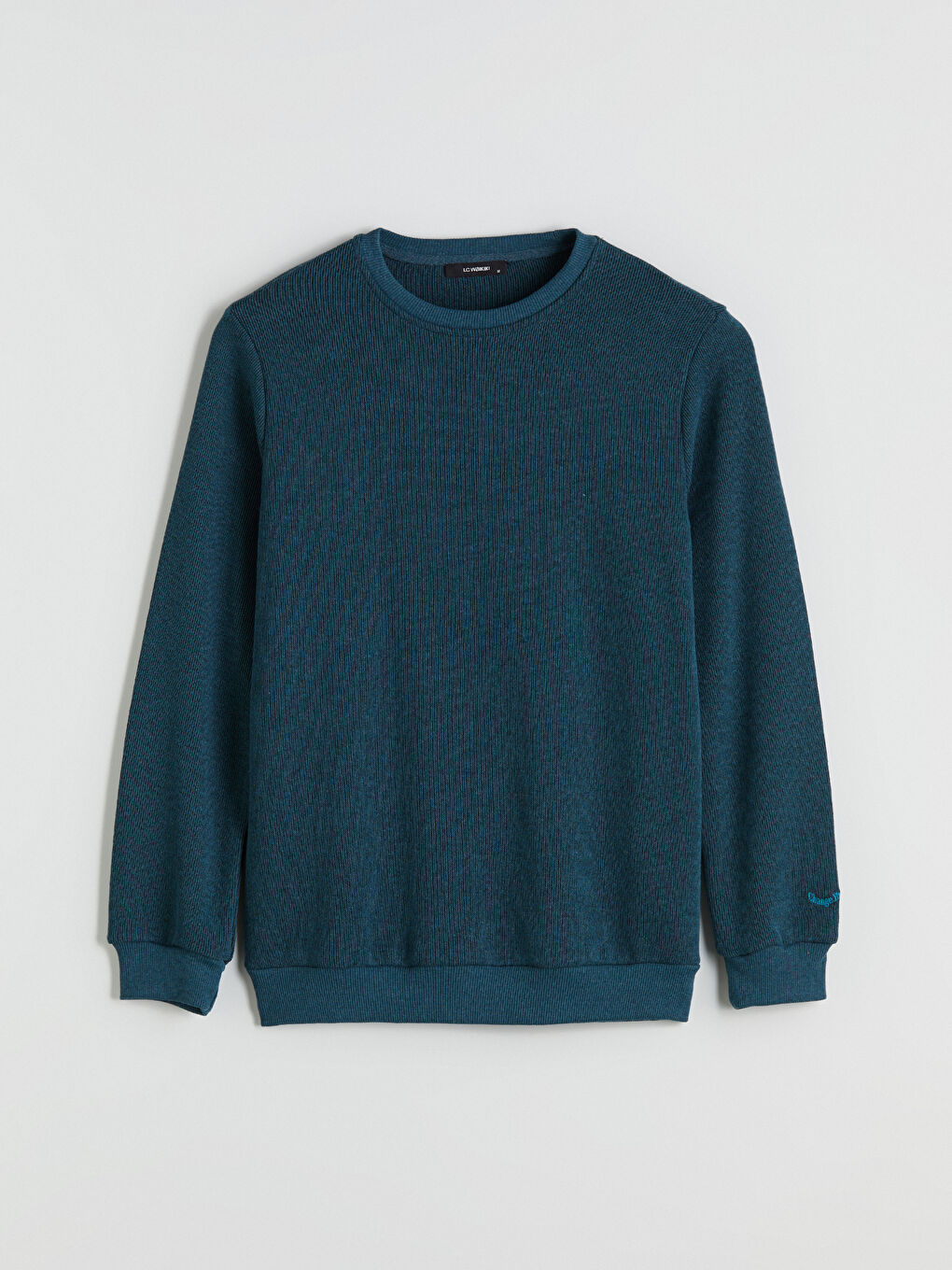 Mavi Bisiklet Yaka Erkek Triko Kazak-4