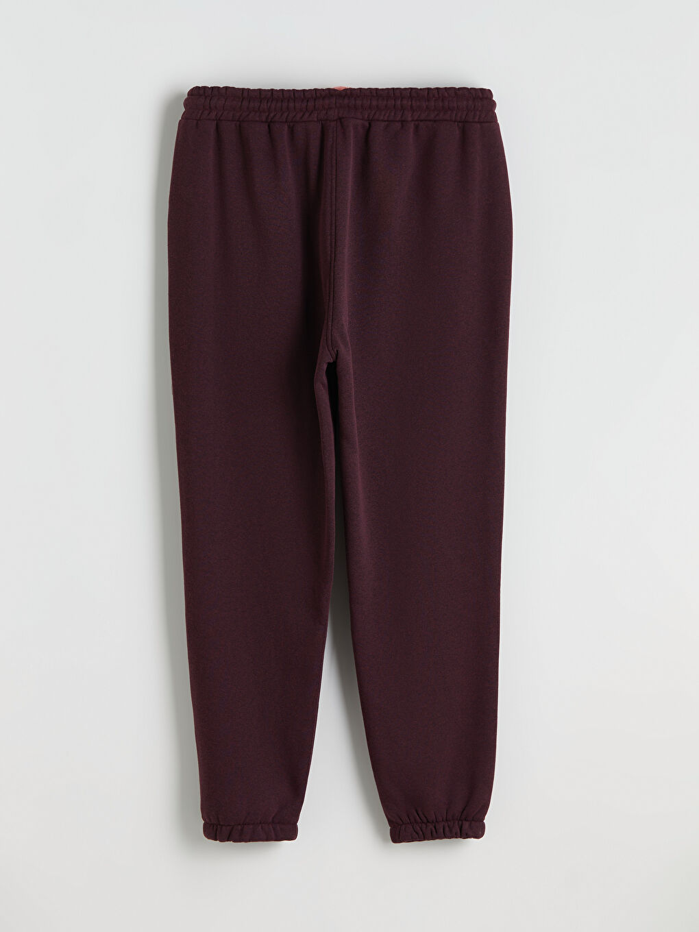 Bordo Standart Kalıp Erkek Jogger Eşofman Altı-5