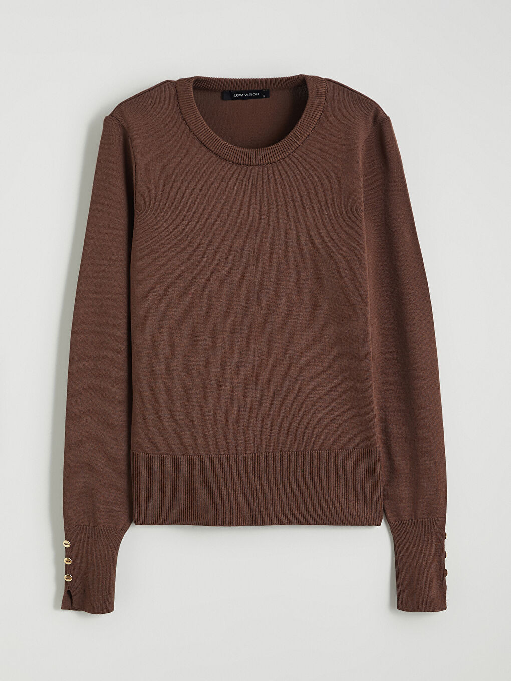 Crew Neck Women's Knitwear Sweater-4