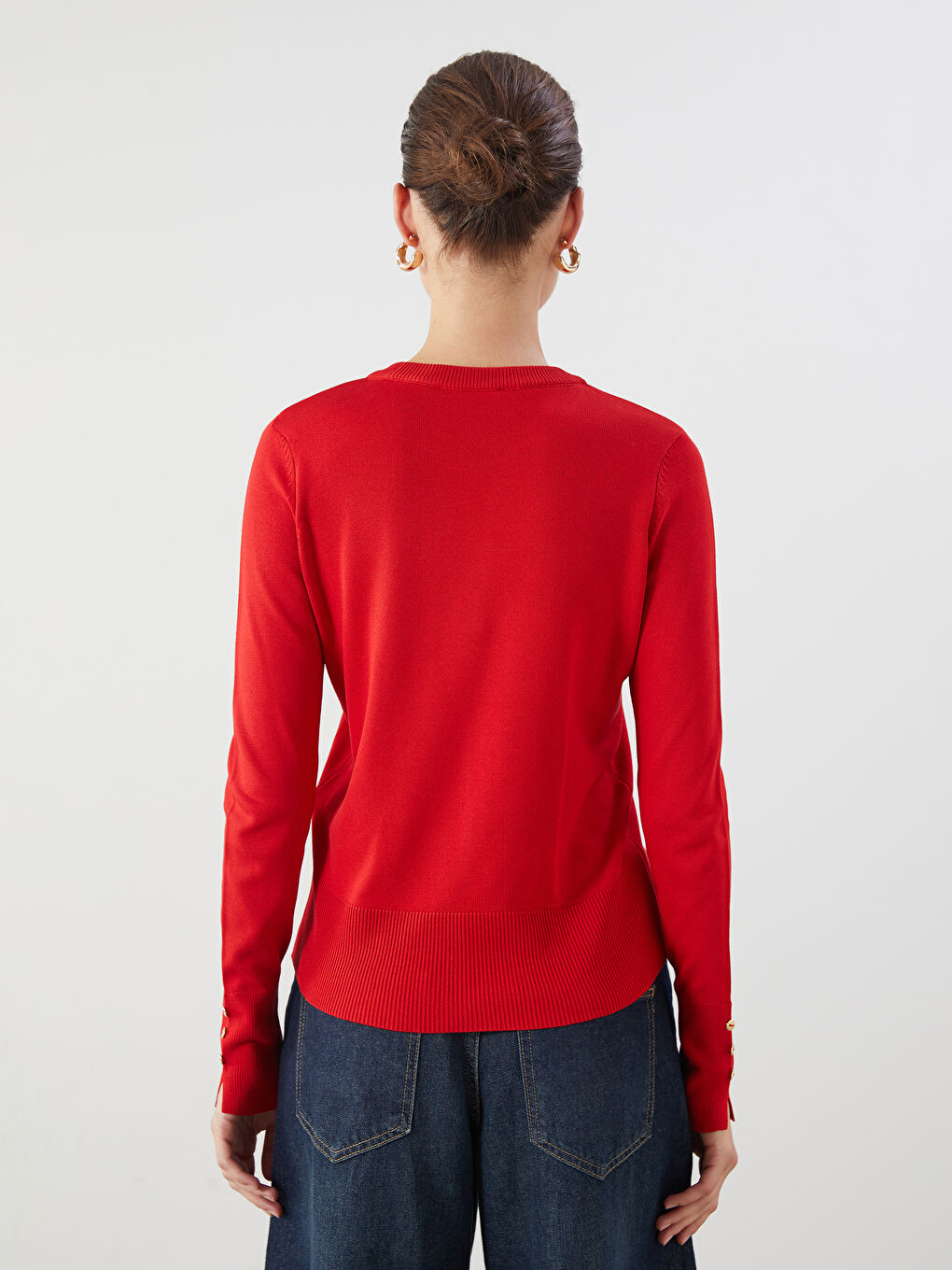 LCW Vision Crew Neck Women's Knitwear Sweater -W5FE27Z8-HJQ