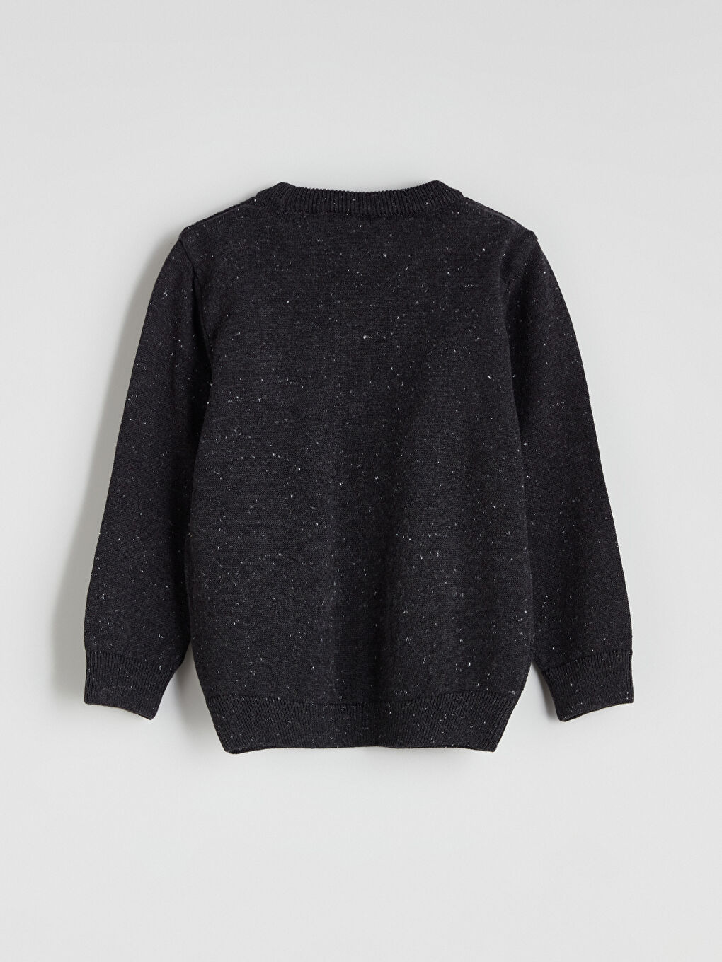 Antrasit Bisiklet Yaka Uzun Kollu Erkek Çocuk Kazak-2