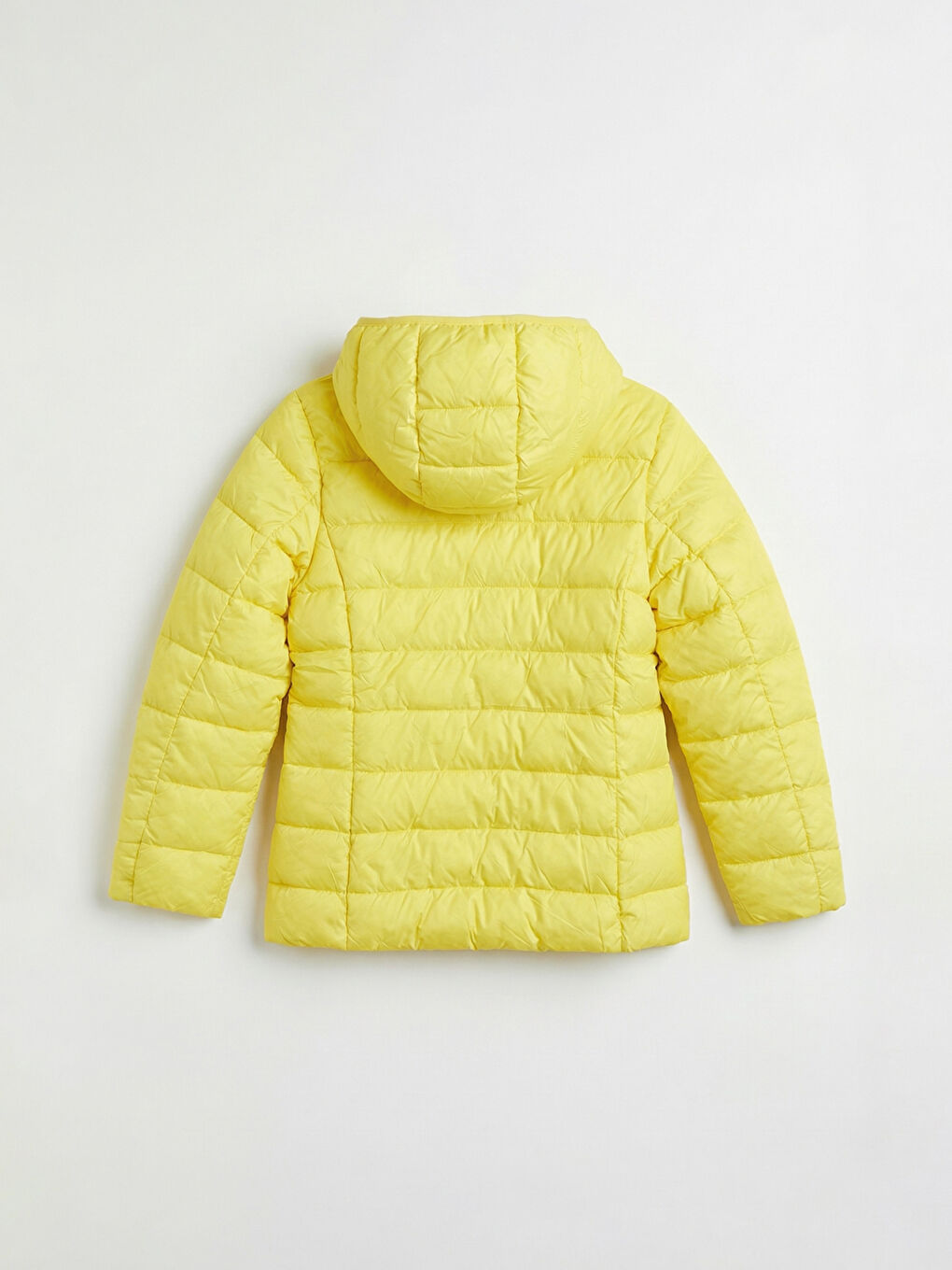 Пуховик с капюшоном для девочек-1