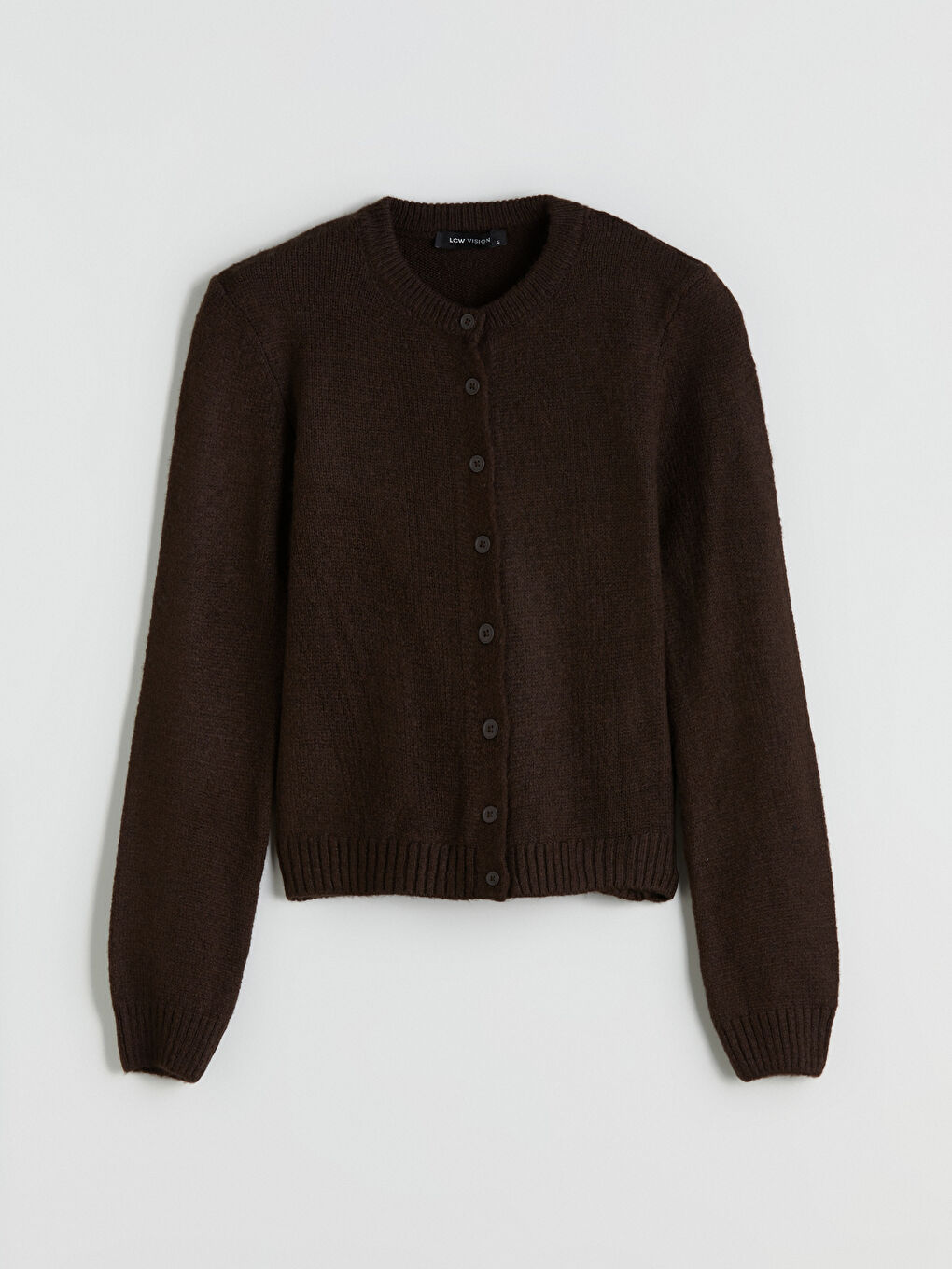 LCW Vision Crew Neck Women's Knitwear Cardigan -W5FE48Z8-HCJ