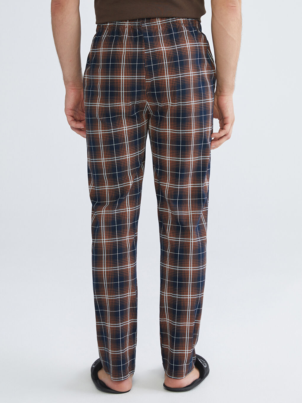 Regular Fit Plaid Men's Pyjama Bottoms-3