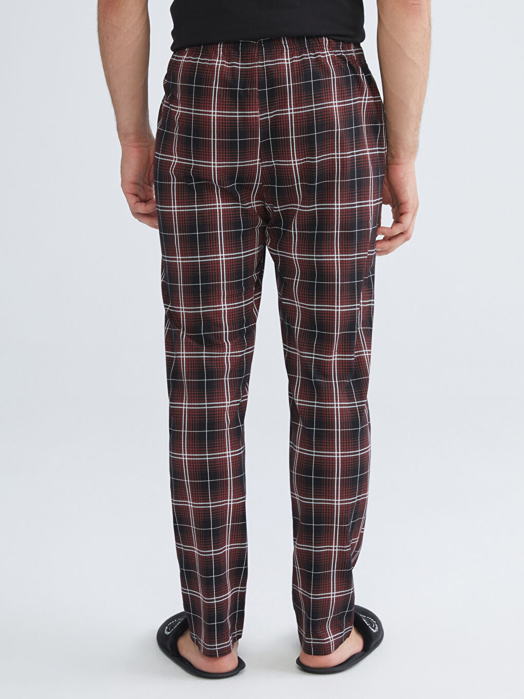Regular Fit Plaid Men's Pyjama Bottoms-3