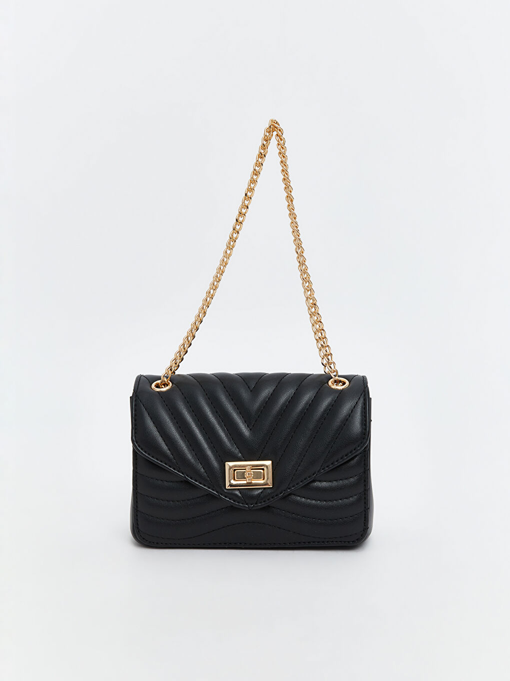 Leather-Look Women's Shoulder Bag