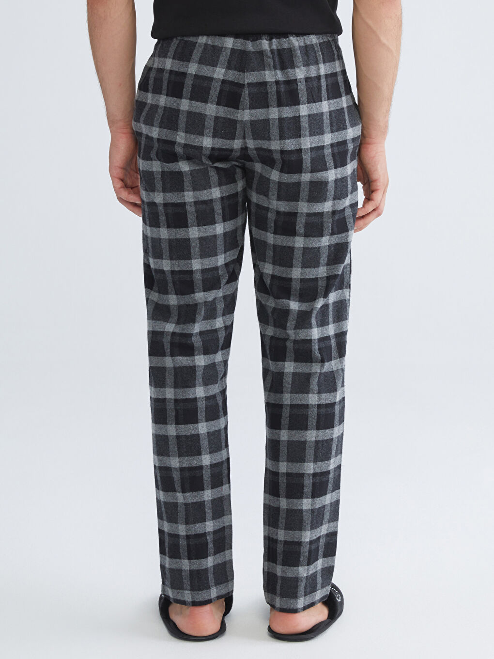 Regular Fit Plaid Men's Pyjama Bottoms-3
