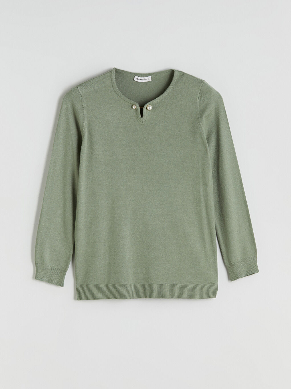 Crew Neck Women's Knitwear Sweater-4