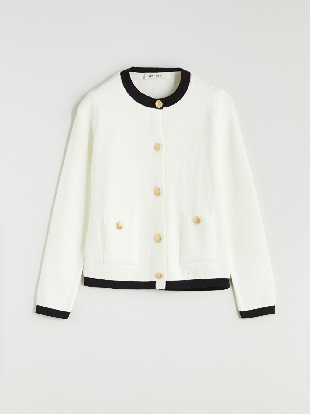 LCW Vision Crew Neck Women's Knitwear Cardigan -W5FE68Z8-FDU