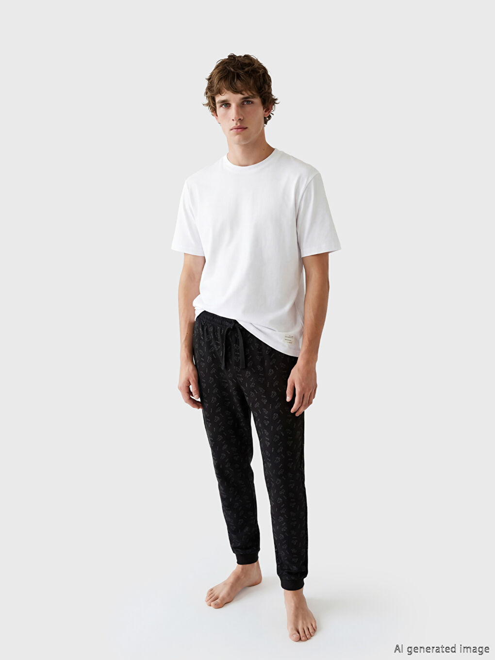 قيعان بيجامات رجالي بقصة عادية