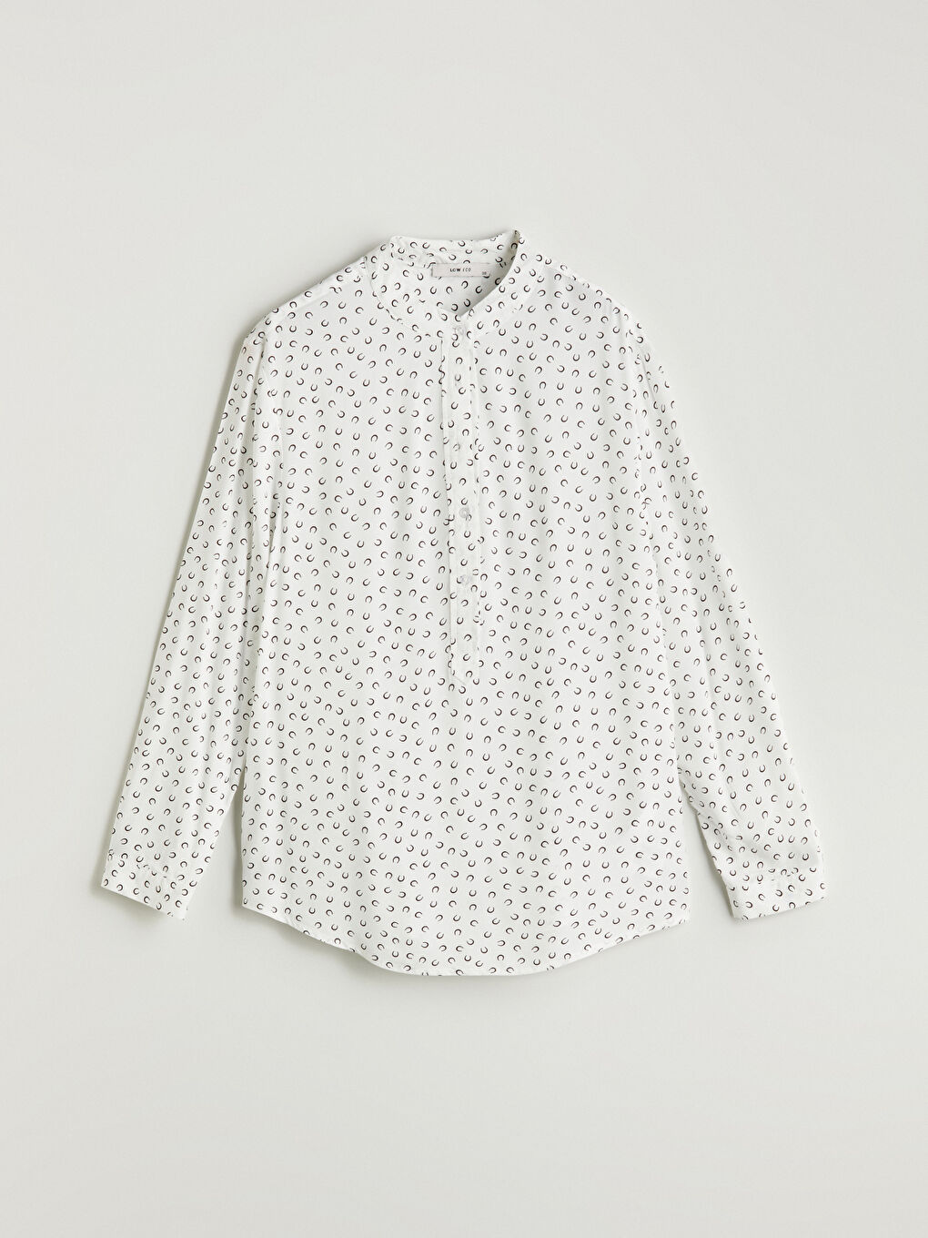 Bluza sa okovratnikom i uzorkom-4