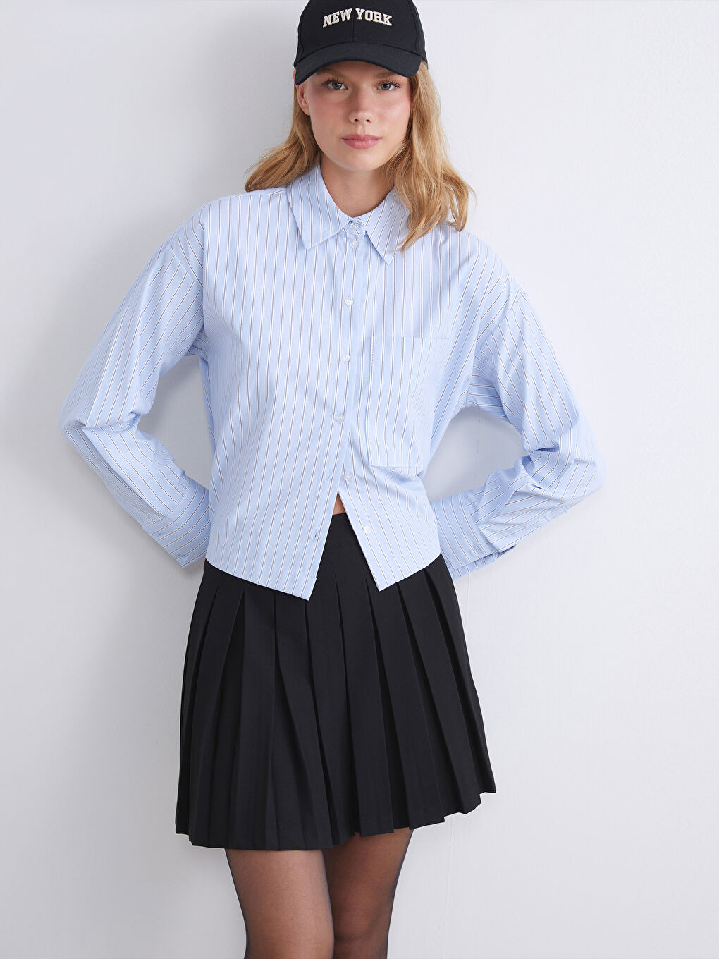 Striped Oversize Women's Shirt