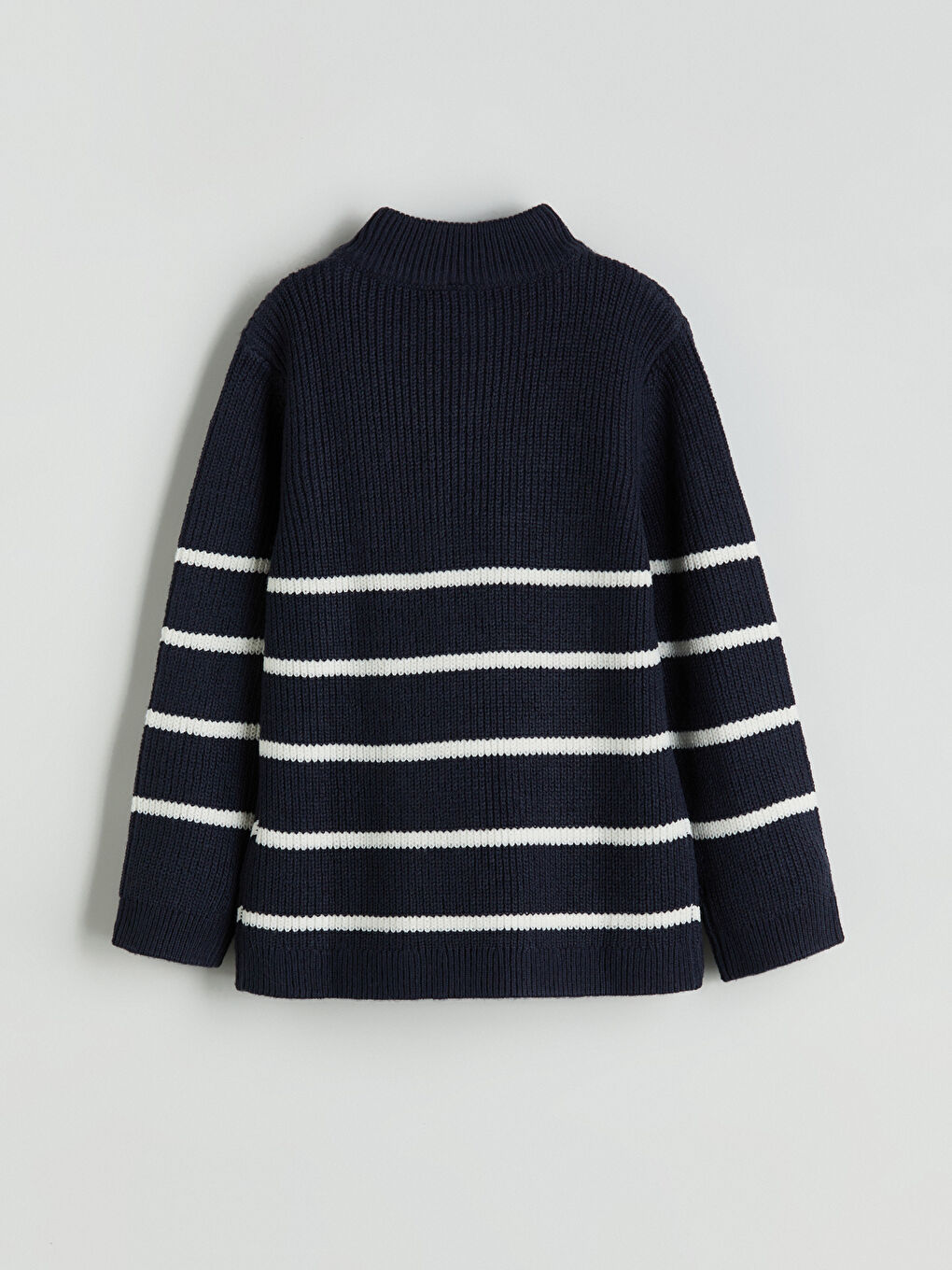 Funnel Neck Boys' Knitwear Sweater-2