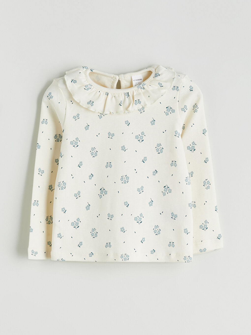 Crew Neck Long Sleeve Girls' T-Shirt 2-Pack-1