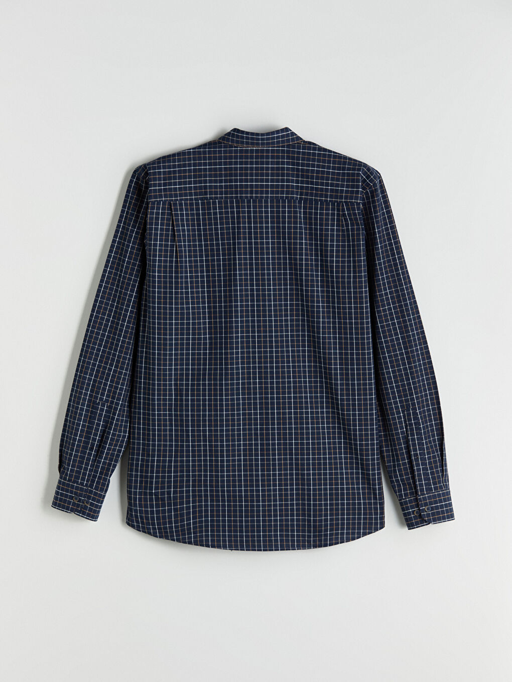 LCWAIKIKI Classic Regular Fit Long Sleeve Plaid Poplin Men's Shirt -W5FF20Z8-LN6