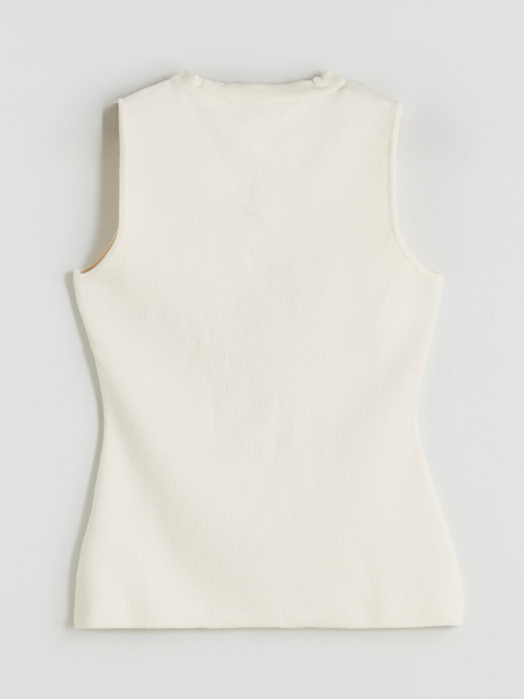 Crew Neck Women's Knitwear Waistcoat-5