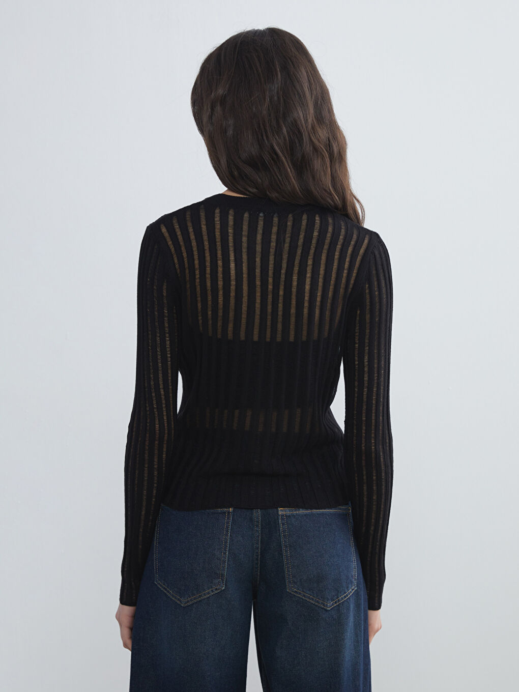 XSIDE Crew Neck Women's Knitwear Sweater -W5FF39Z8-CVL