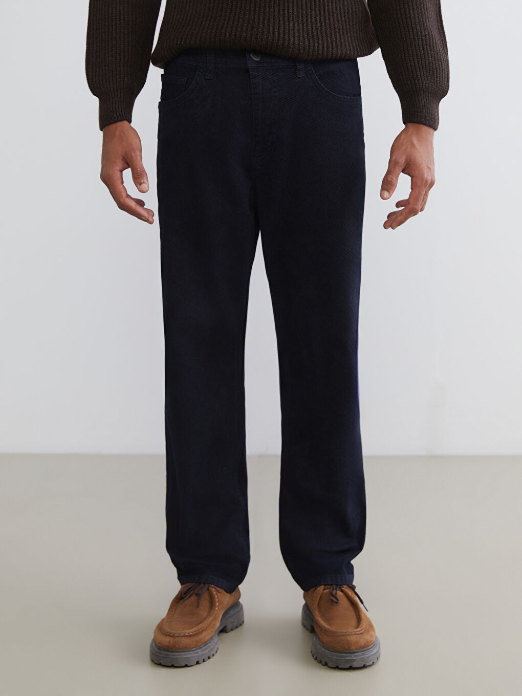 İndigo Loose Fit Erkek Jean Pantolon-1