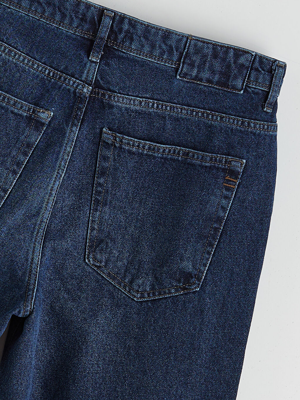 İndigo Baggy Fit Erkek Jean Pantolon-5