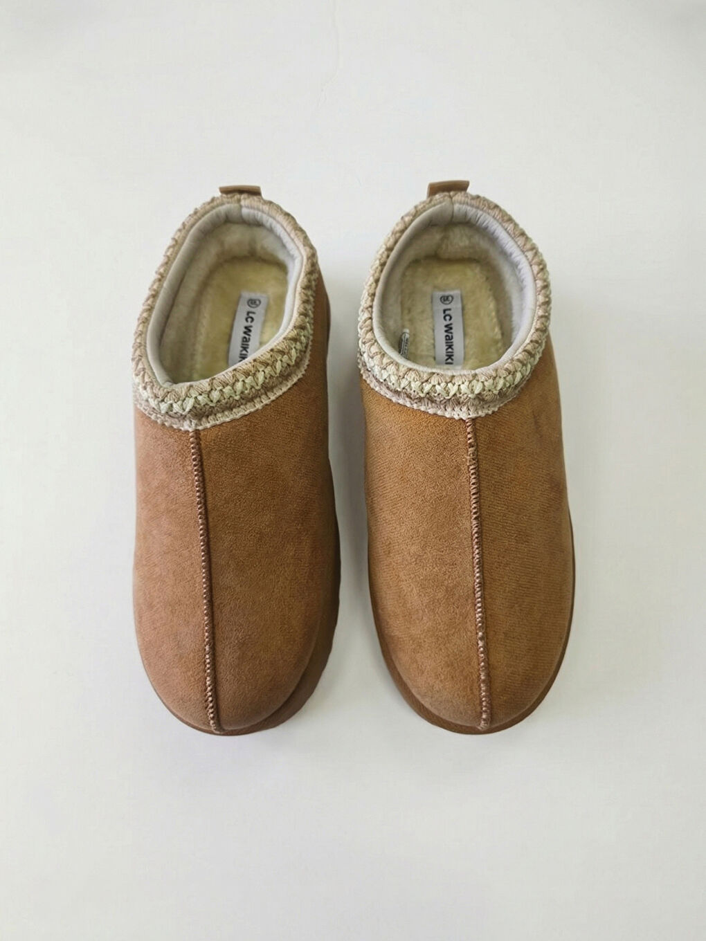 Girl BEIGE Slipper Boots