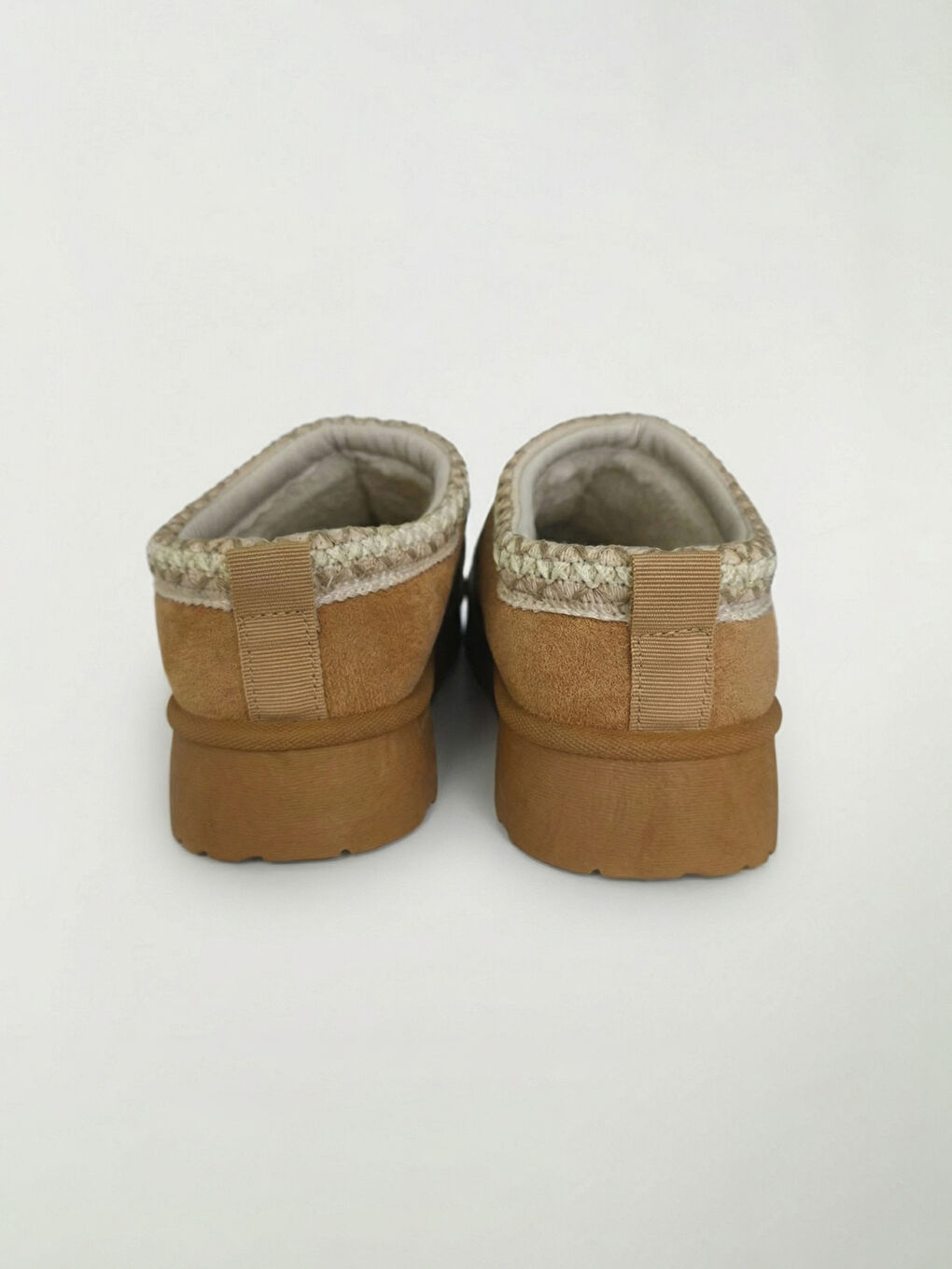 Girl BEIGE Slipper Boots-1