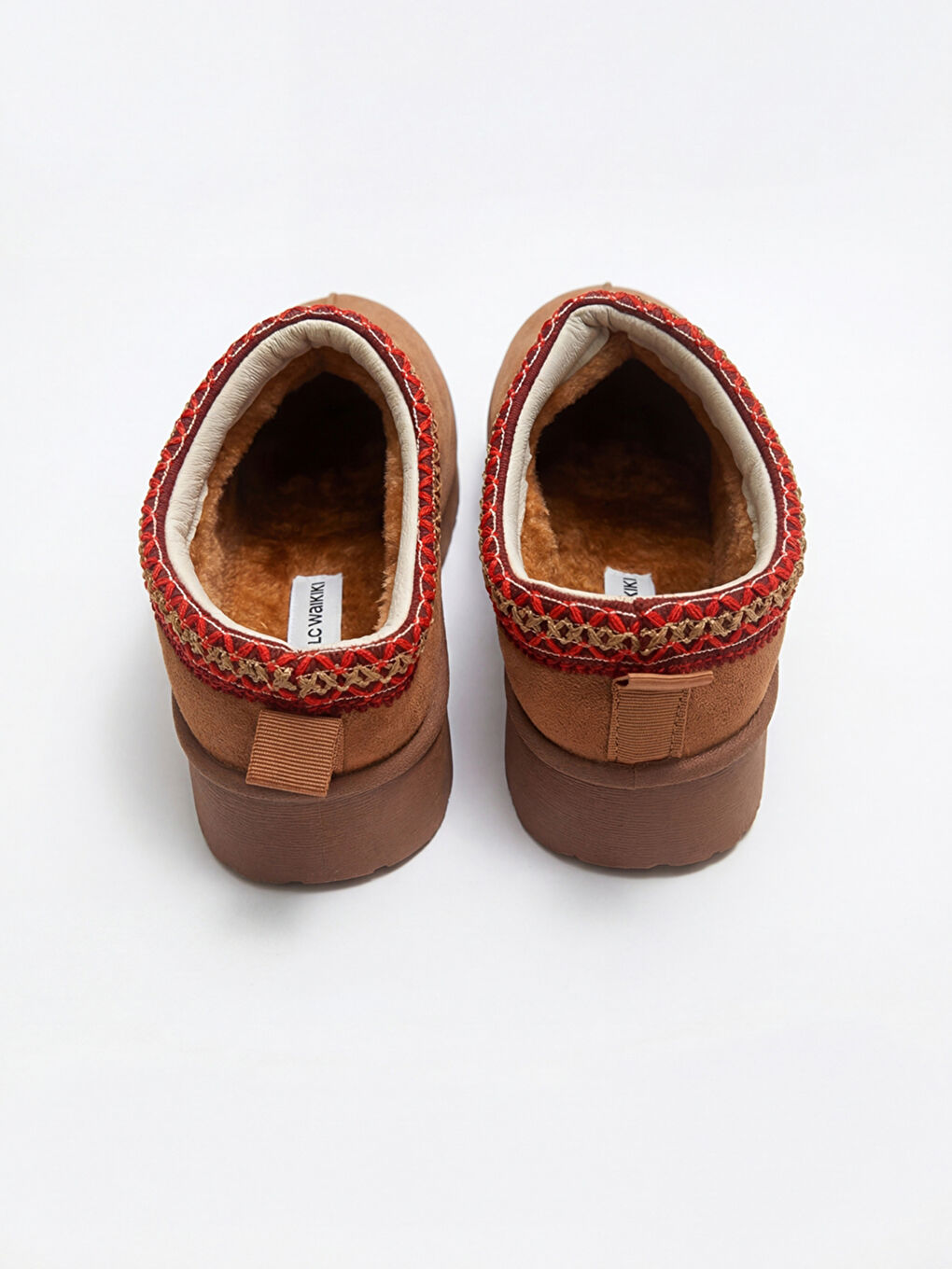 Girl BROWN Slipper Boots-1