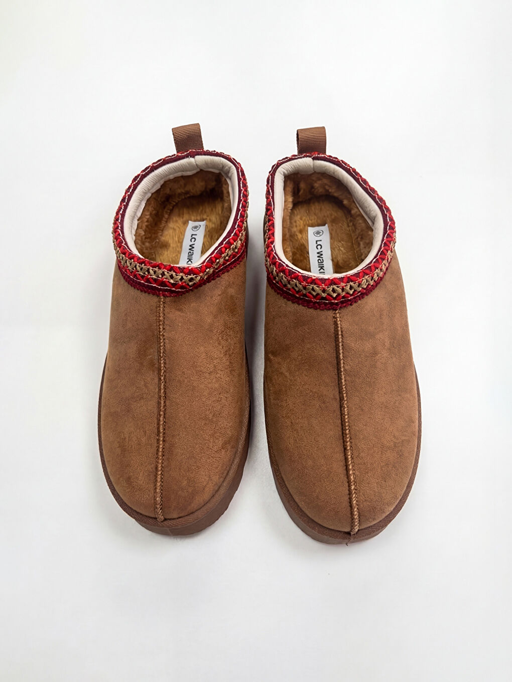 Girl BROWN Slipper Boots-3