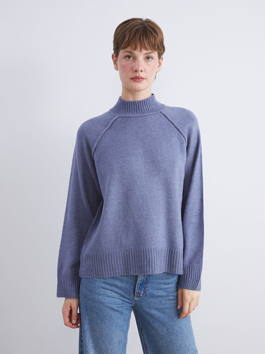 Half Turtleneck Women's Knitwear Sweater