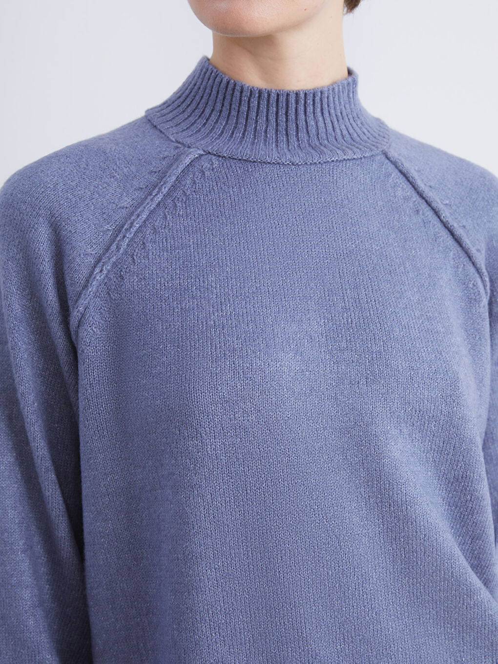 Half Turtleneck Women's Knitwear Sweater-2