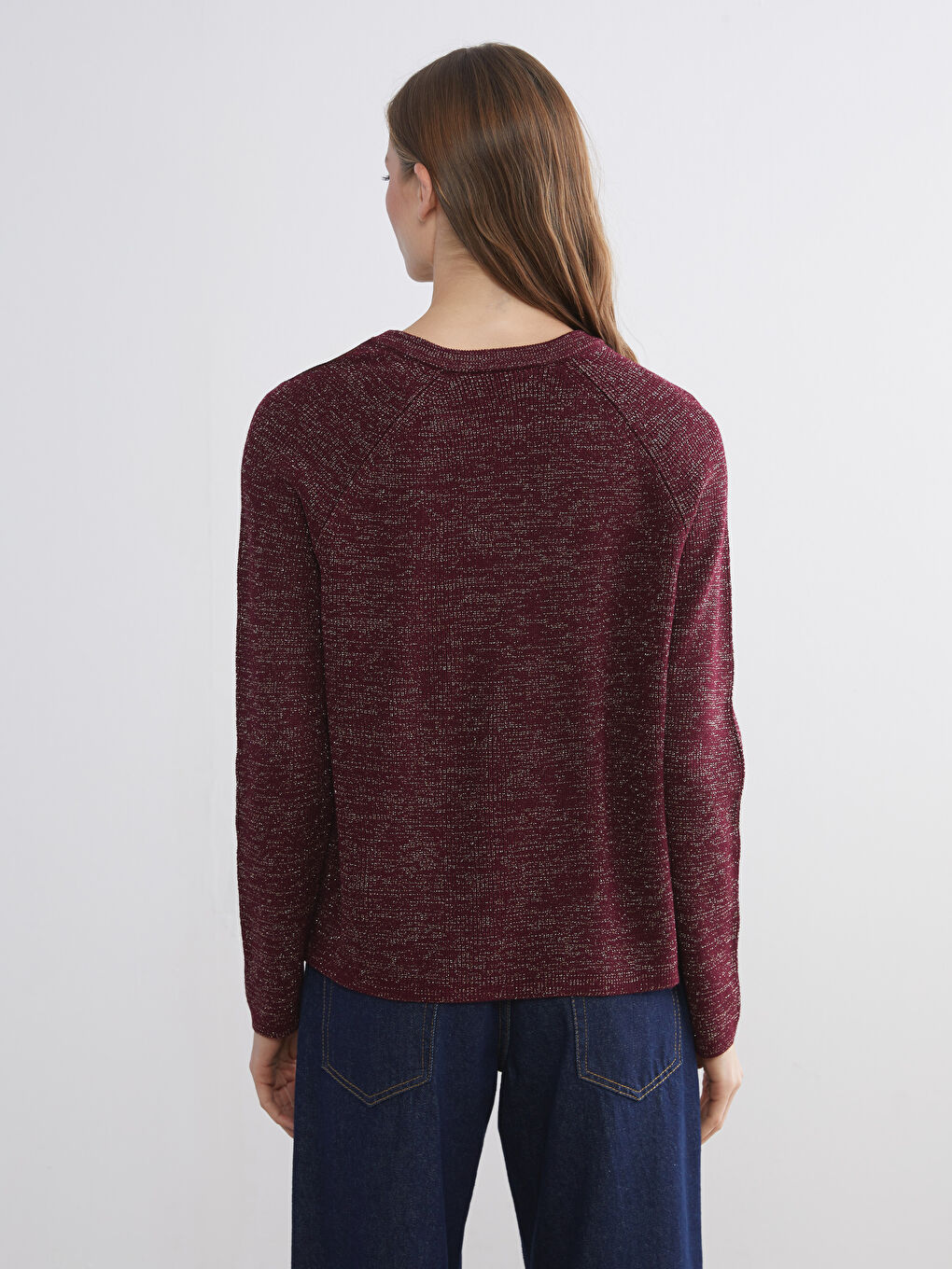 Tie Collar Women's Knitwear Sweater-3