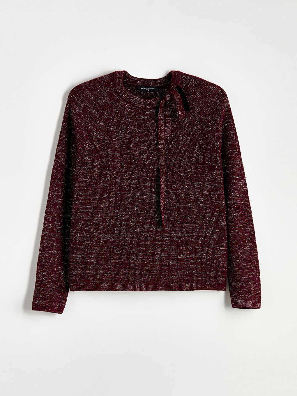LCW Comfort Woman RED Sweater -W5FF64Z8-CSG