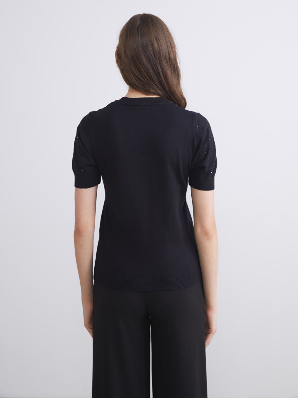 LCW Comfort Džemper od trikotaže sa okruglim izrezom za žene -W5FF71Z8-CVL