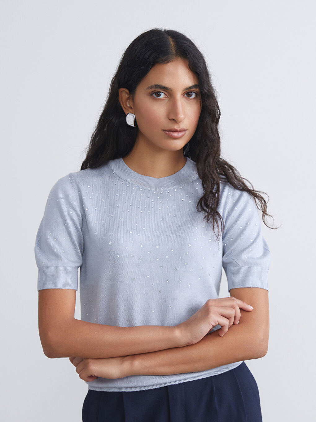 LCWAIKIKI Maternity Woman BLUE Jumper -W5FF71Z8-E9C