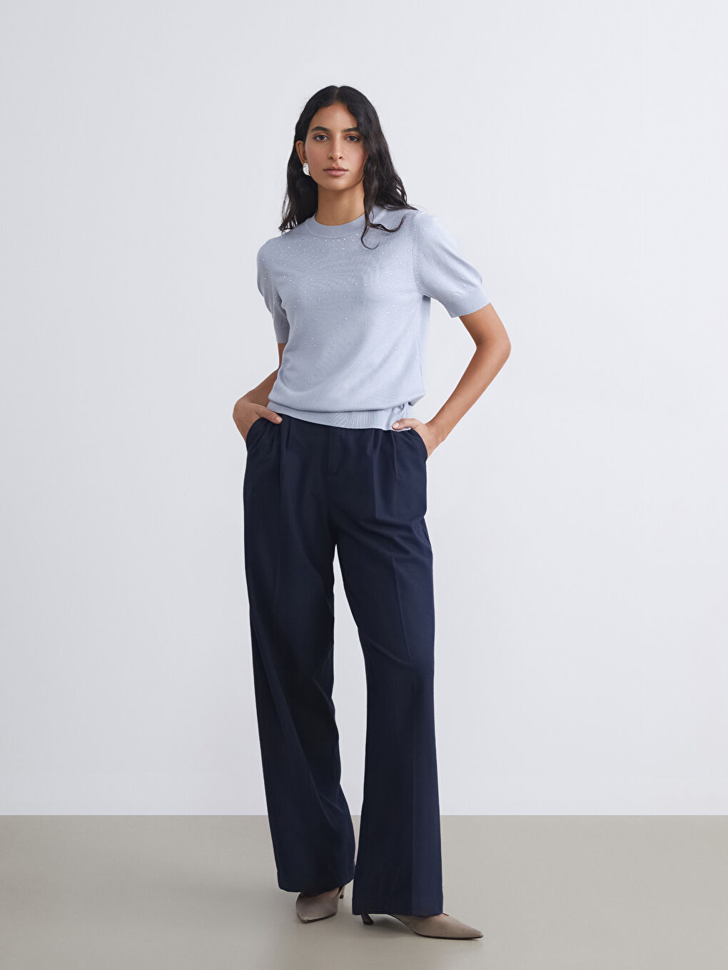 LCWAIKIKI Maternity Woman BLUE Jumper -W5FF71Z8-E9C