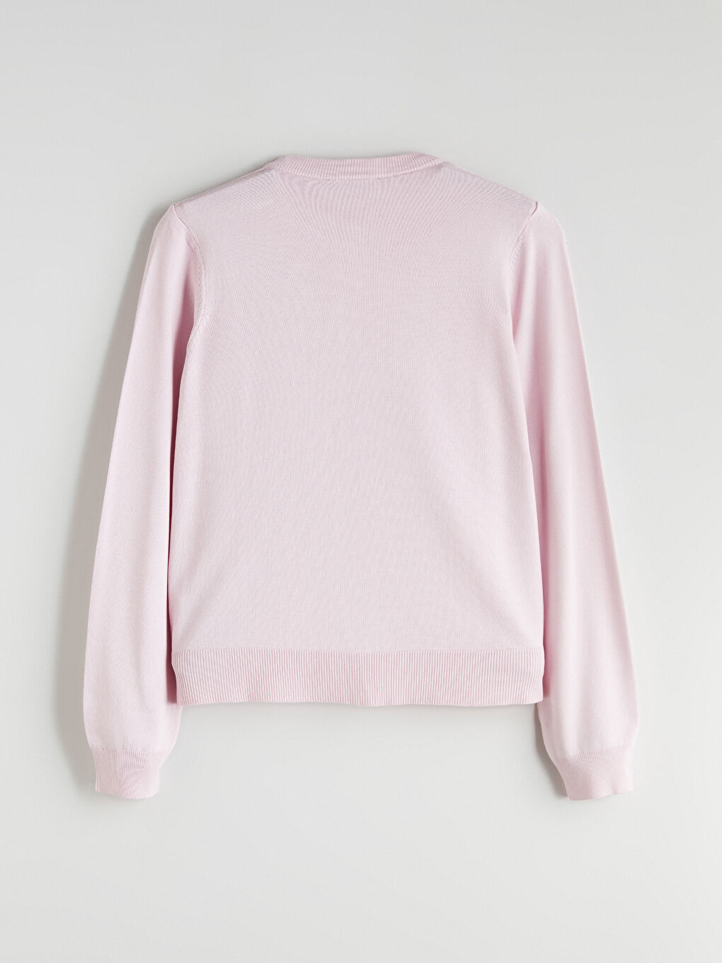 Женщины Розовый Кардиган-5