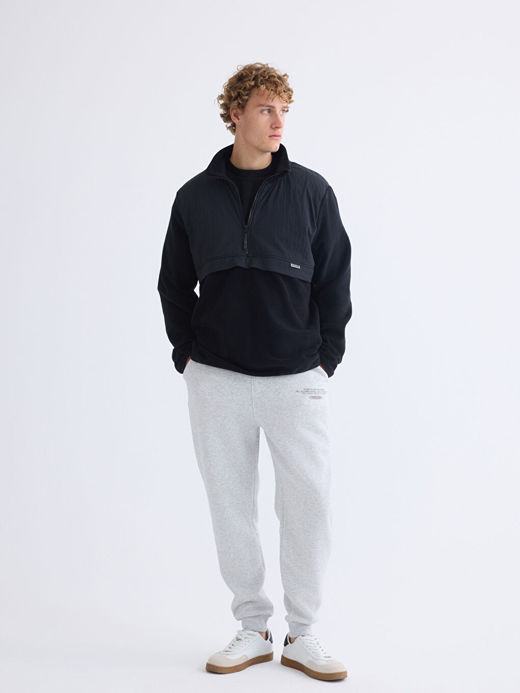 Funnel Neck Polar Men's Sweatshirt-1