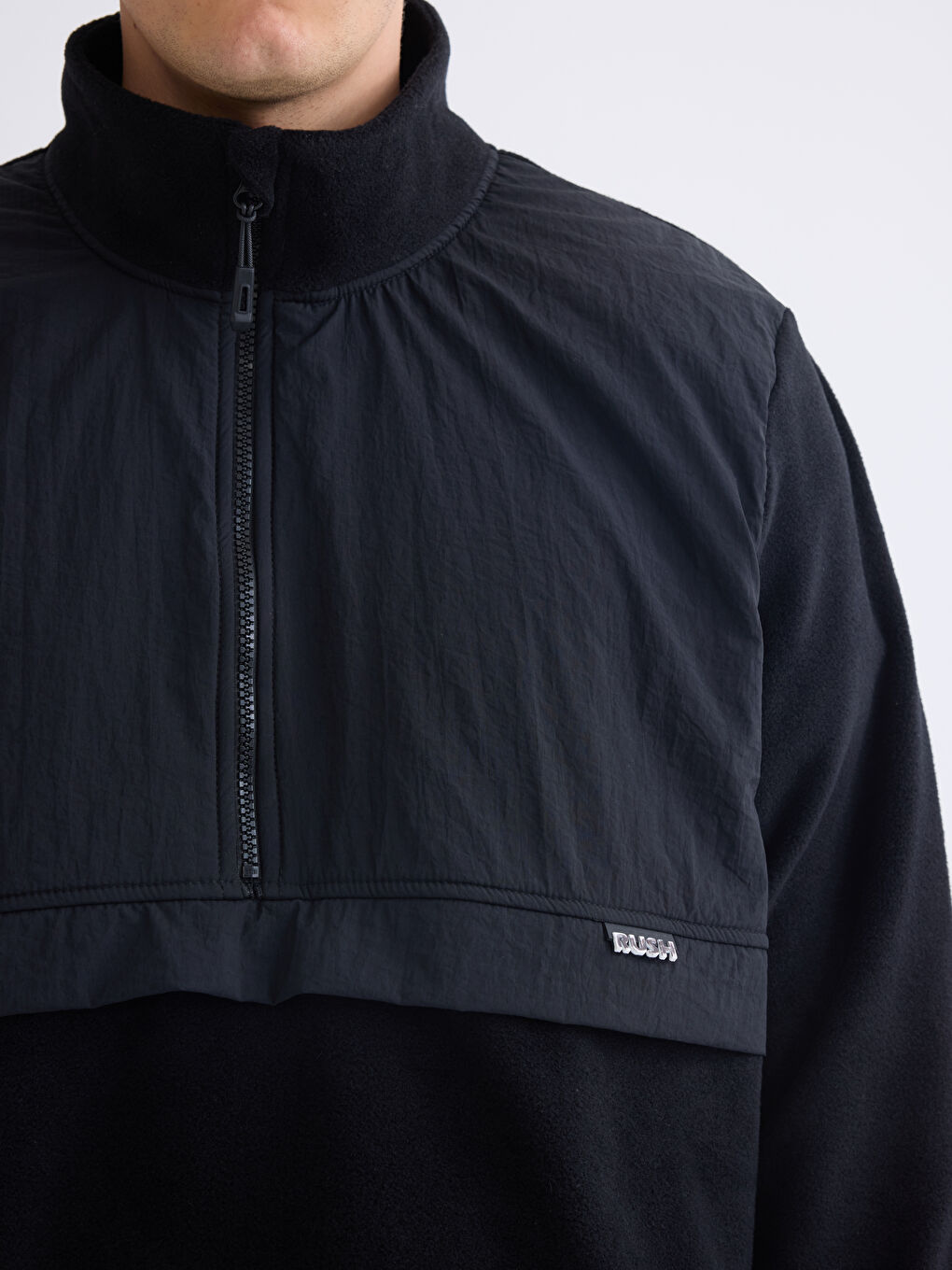 Funnel Neck Polar Men's Sweatshirt-2