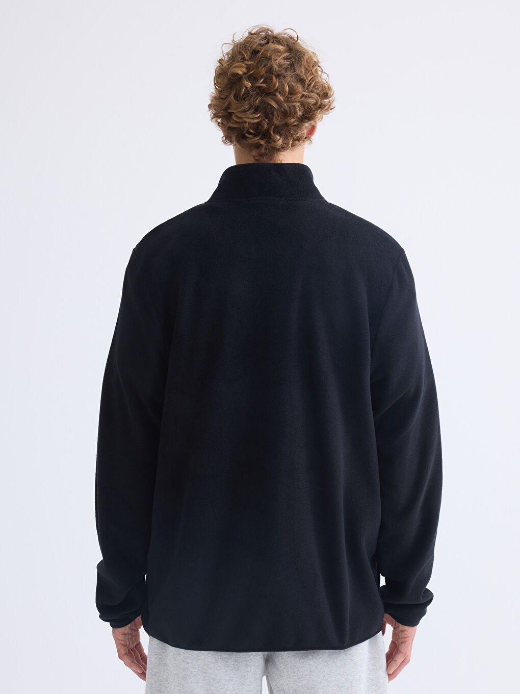 Funnel Neck Polar Men's Sweatshirt-3