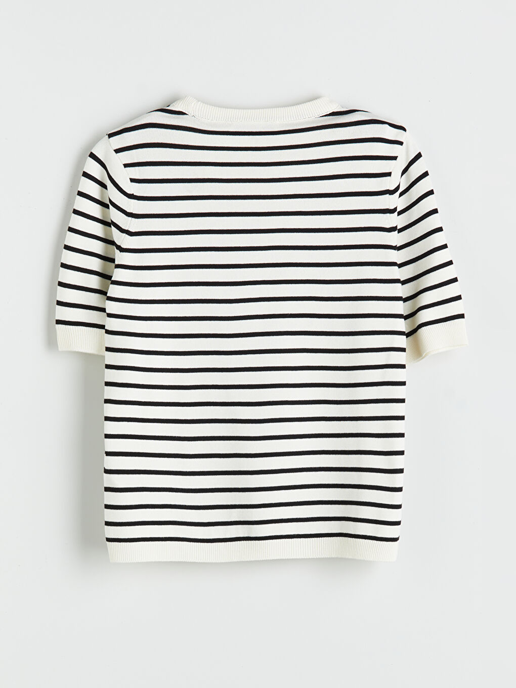 LCW Vision Crew Neck Striped Women's Knitwear Sweater -W5FF93Z8-LEG