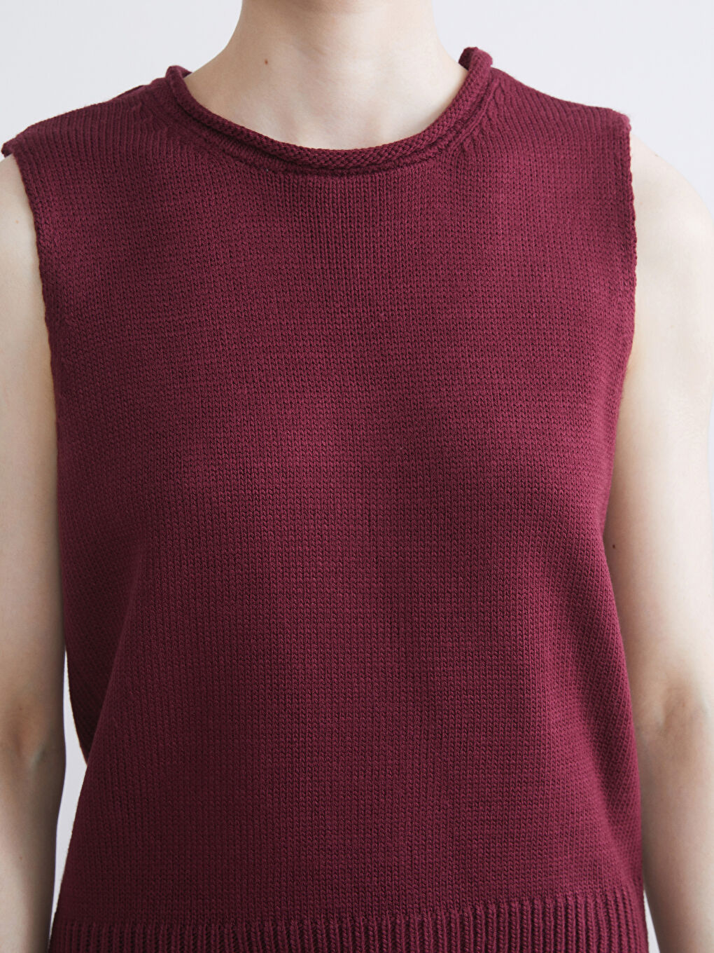 LCW Vision Crew Neck Women's Knitwear Sweater Vest -W5FF96Z8-RXM