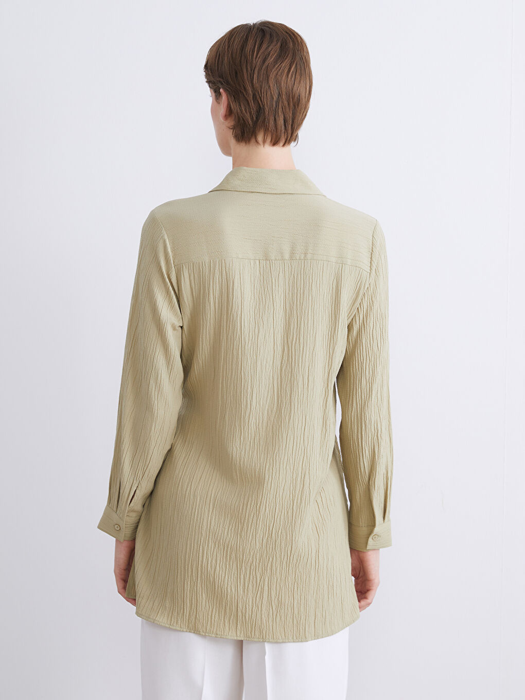 Textured Women's Shirt Tunic-4