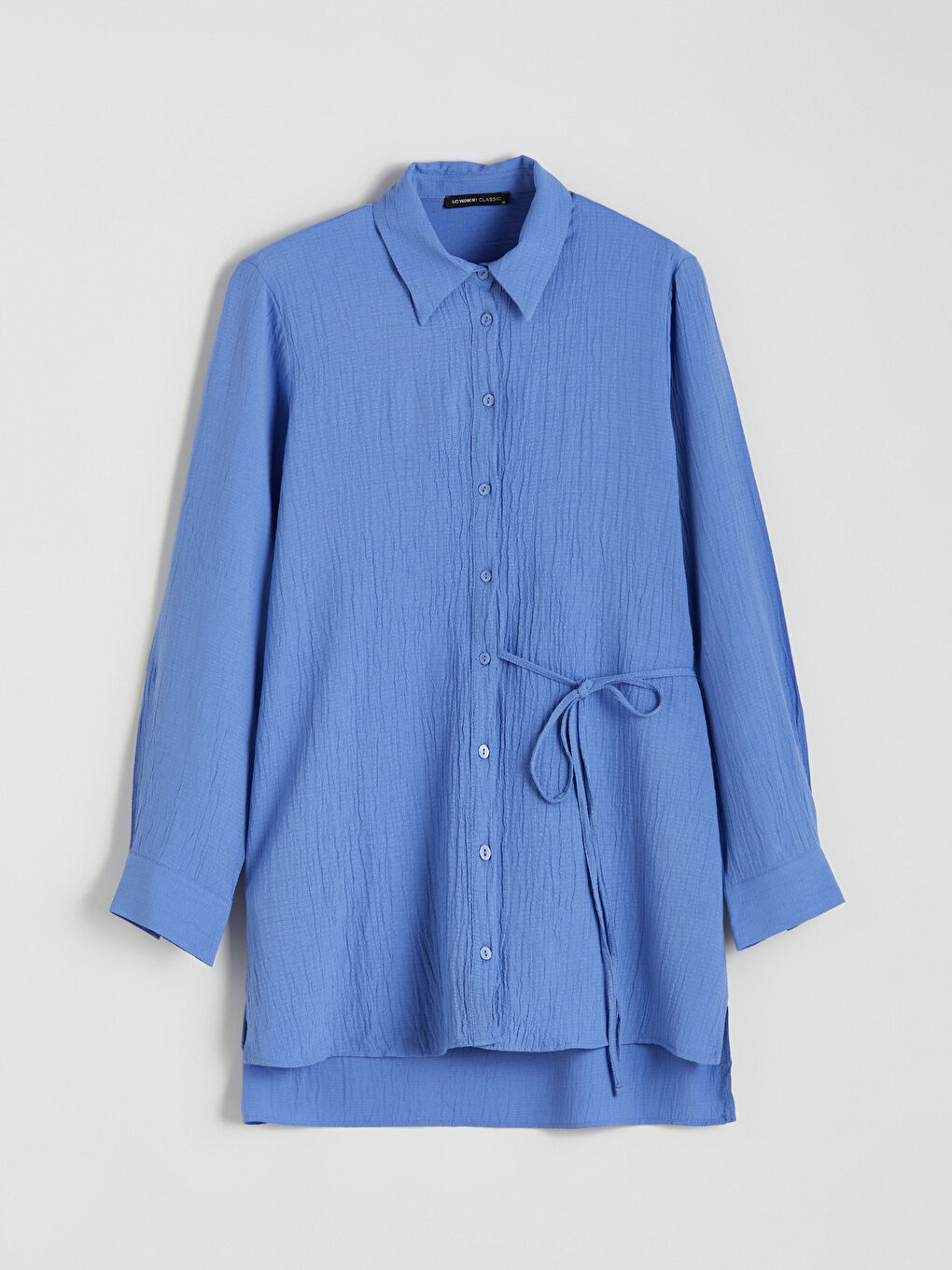LCWAIKIKI Classic Textured Women's Shirt Tunic -W5FG17Z8-QM7