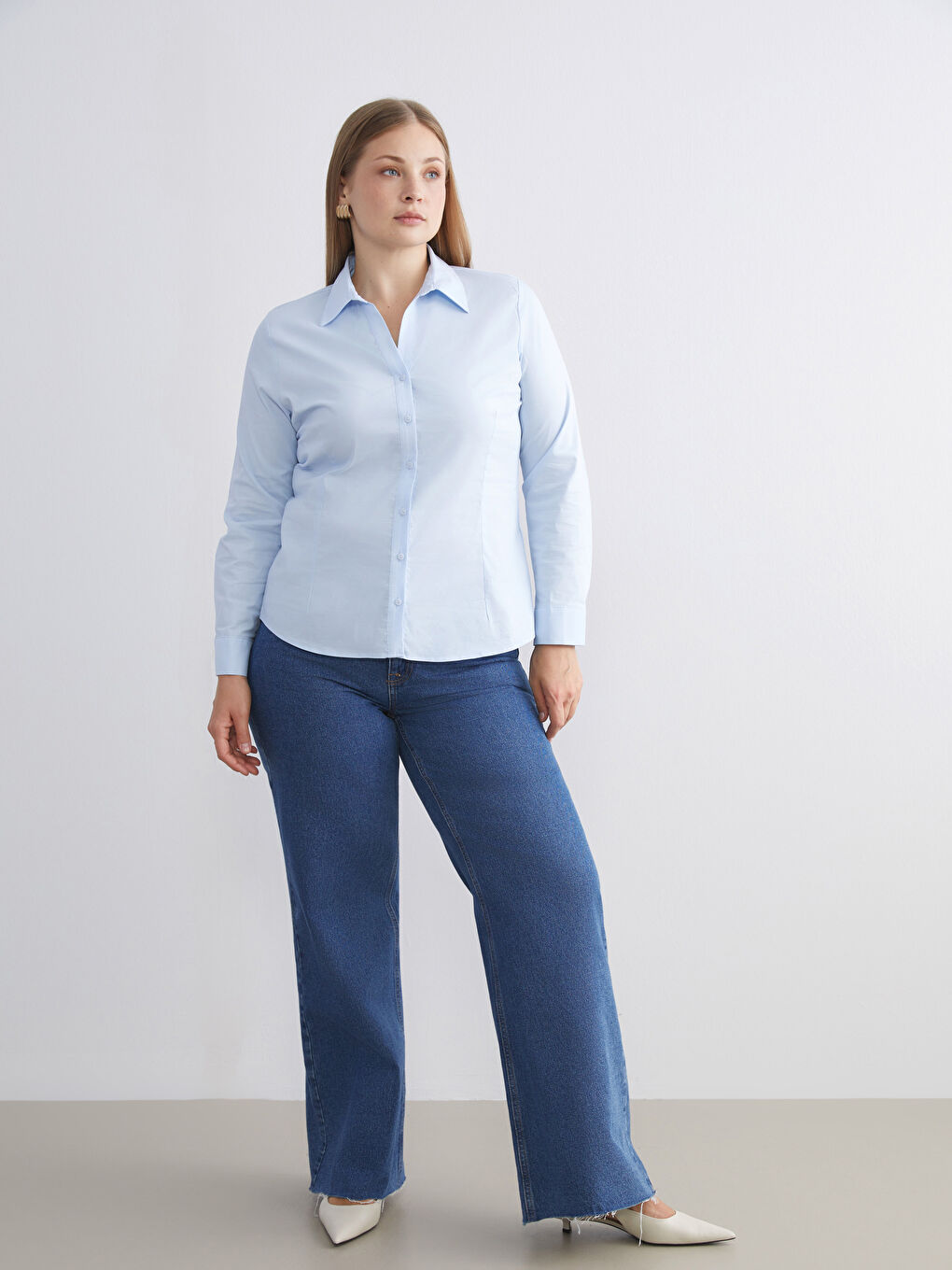 Chemise en Popeline pour Femmes-5