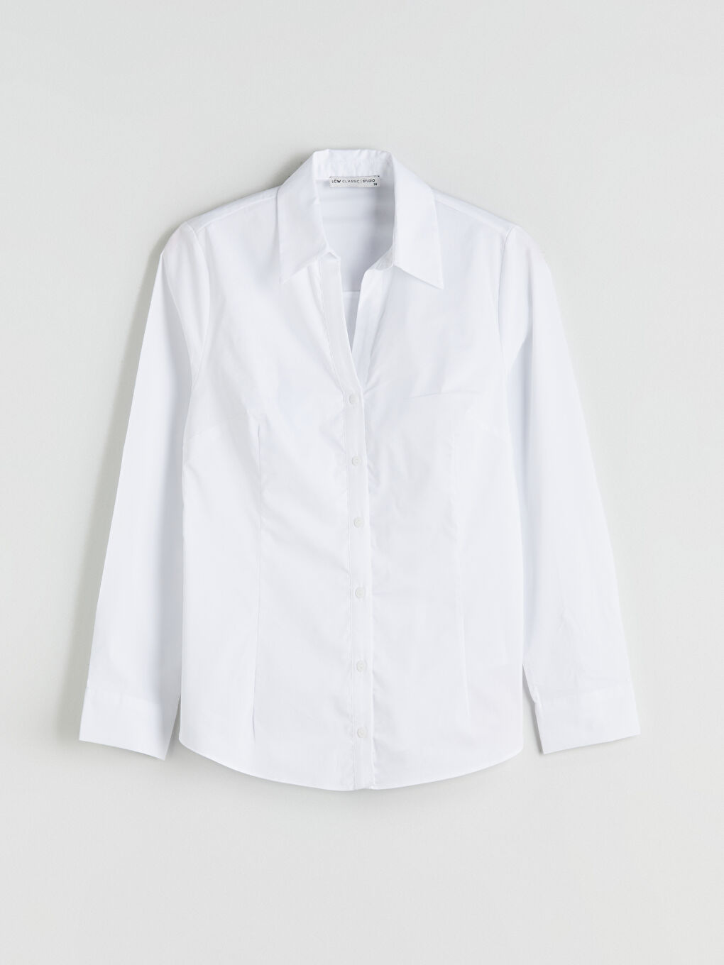 LCWAIKIKI Classic Poplin Women's Shirt -W5FG24Z8-Q6K