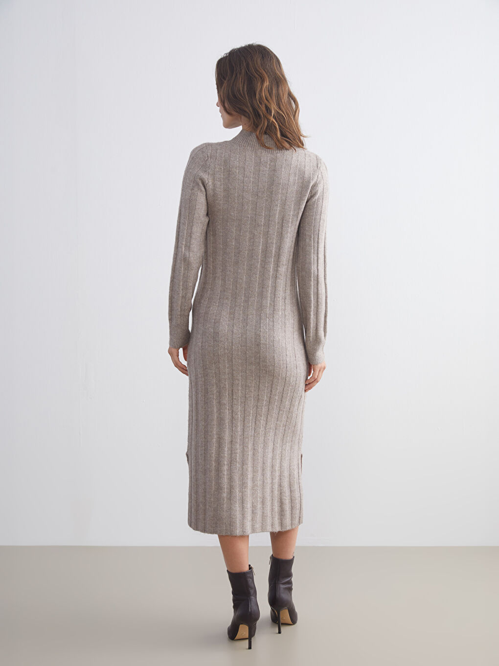 Woman BEIGE Dress-3